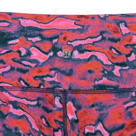 Lululemon Wunder Train High-Rise Short 6" Everlux In Chroma Clash Multi Size 6 - Picture 5 of 6